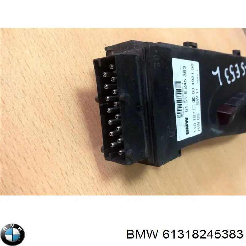 61318245383 BMW Блок кнопок механізму регулювання сидінь, лівий