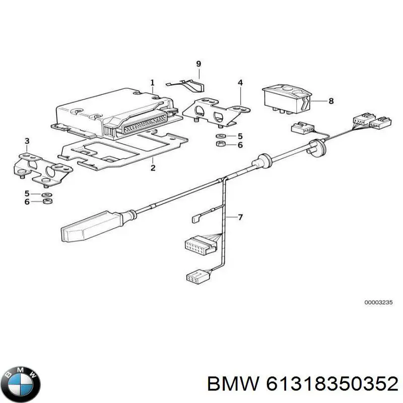 61318350352 BMW 
