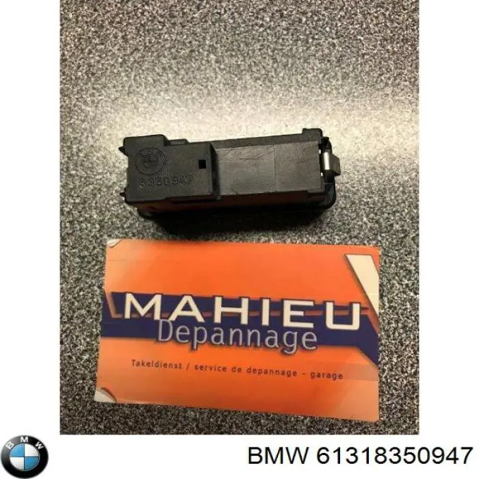 Кнопка аварійки на BMW 7 (E38)