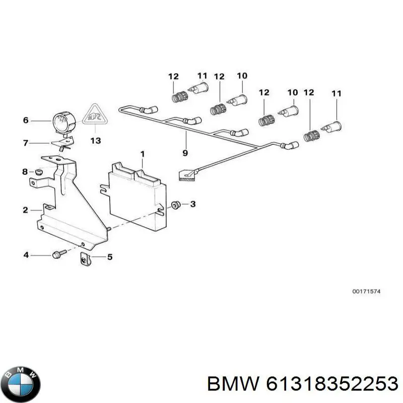 Купити 61318352253 BMW 