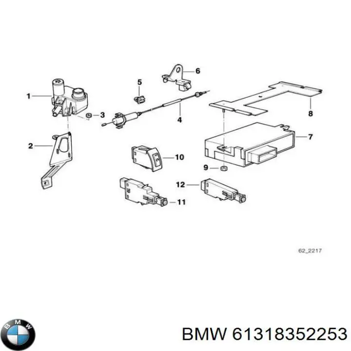  BMW 61318352253 ціна, від 11.40 USD