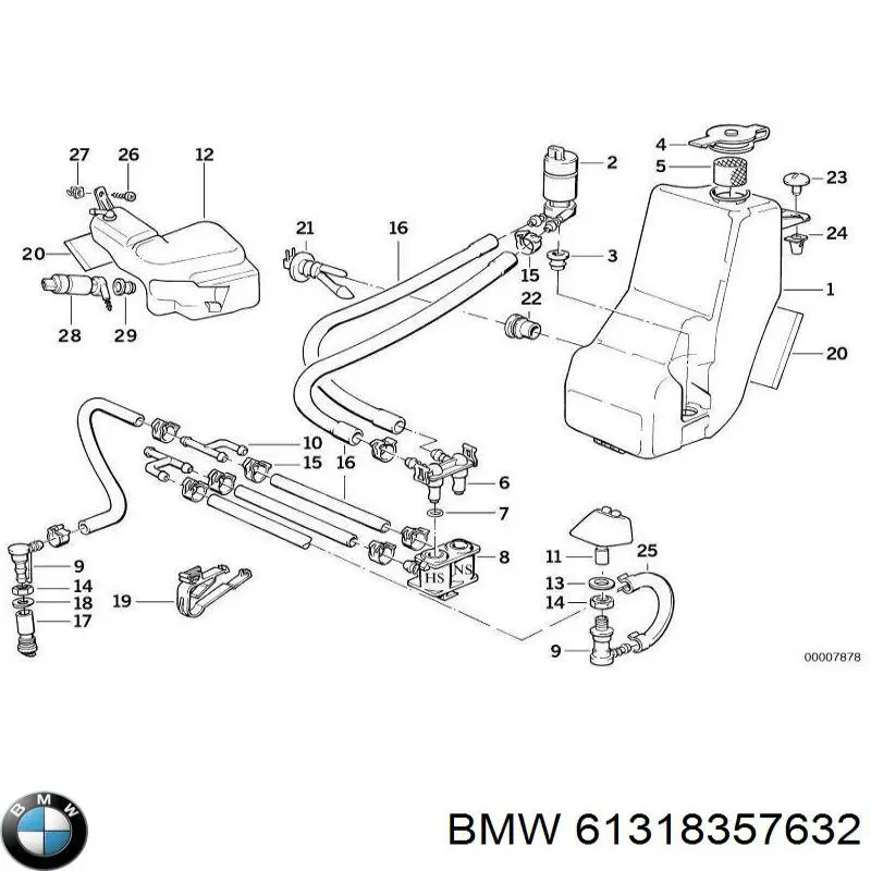 Купити 61318357632 BMW 
