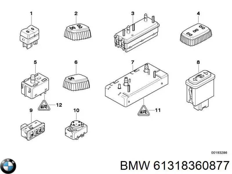 61318360877 BMW 