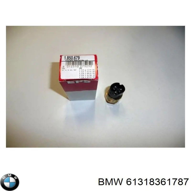 61318361787 BMW термо-датчик включення вентилятора радіатора
