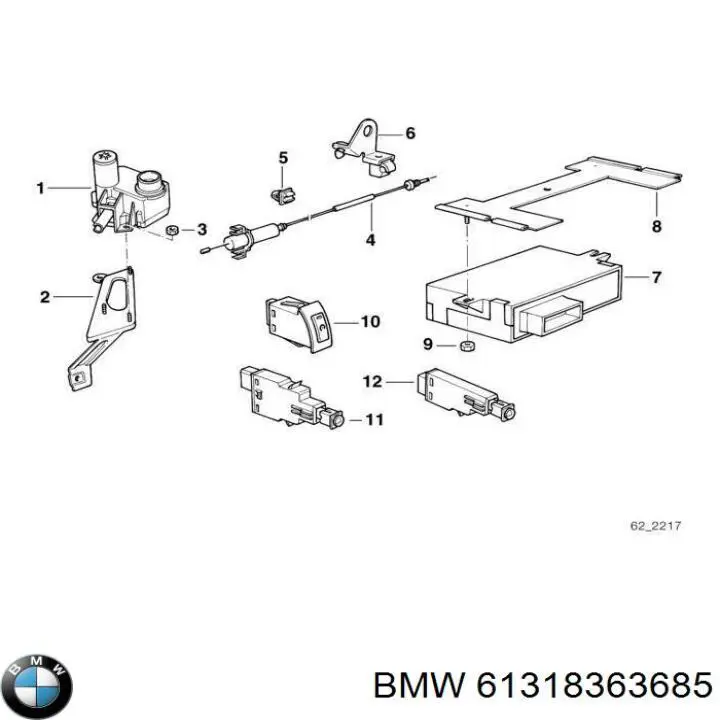 61318363685 BMW 