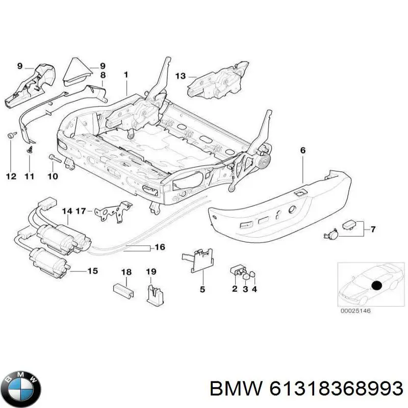 61316910717 BMW 