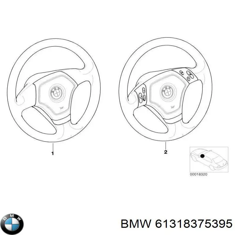 Перемикач круїз контролю BMW 61318375395 ціна, від 6.33 USD