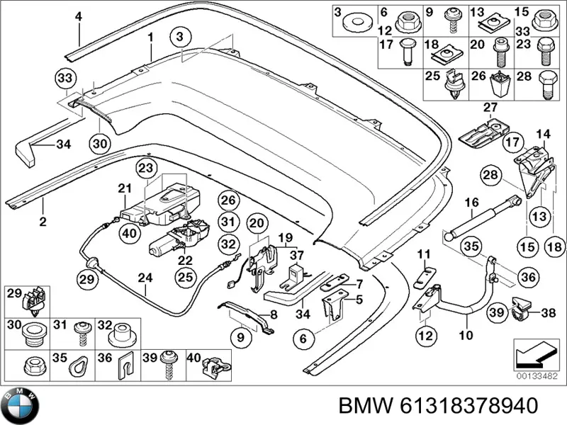 Купити 61318378940 BMW 