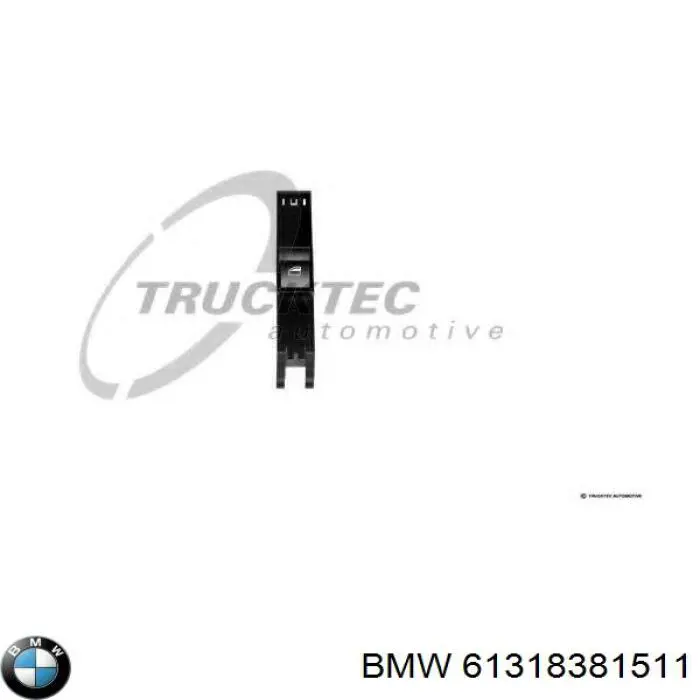 61318381511 BMW Кнопка підйомника переднього лівого скла