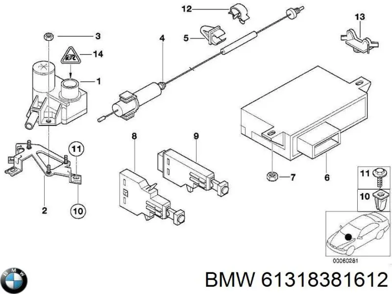  61318381612 BMW