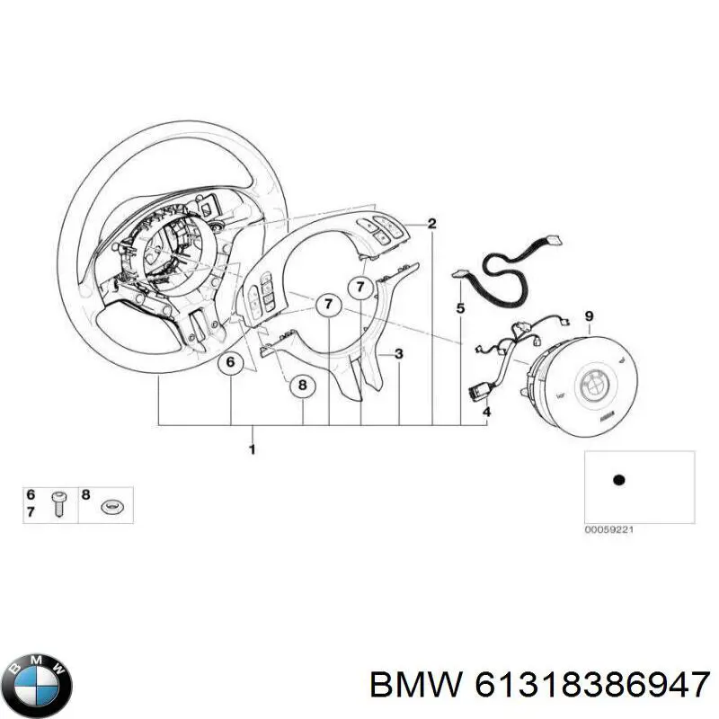 61318386947 BMW 