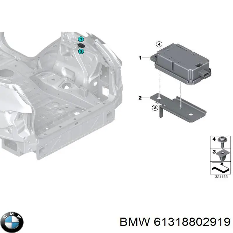  BMW 61318706503