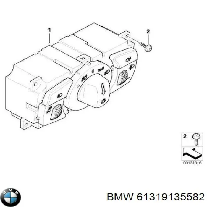 61319135582 BMW 