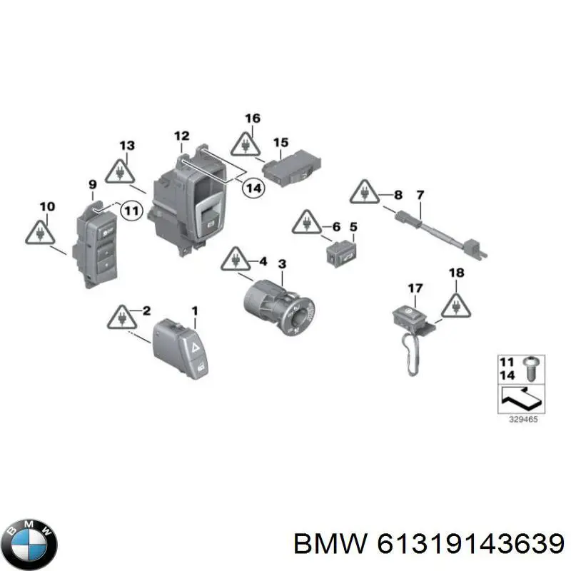 61319143639 BMW 