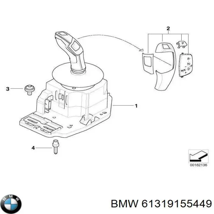  BMW 61319155449 ціна, від 44.34 USD