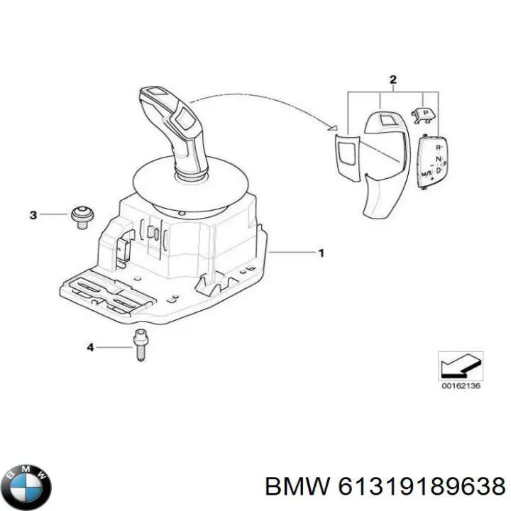 Перемикач режимів КПП BMW 61319165669 ціна, від 88.04 USD