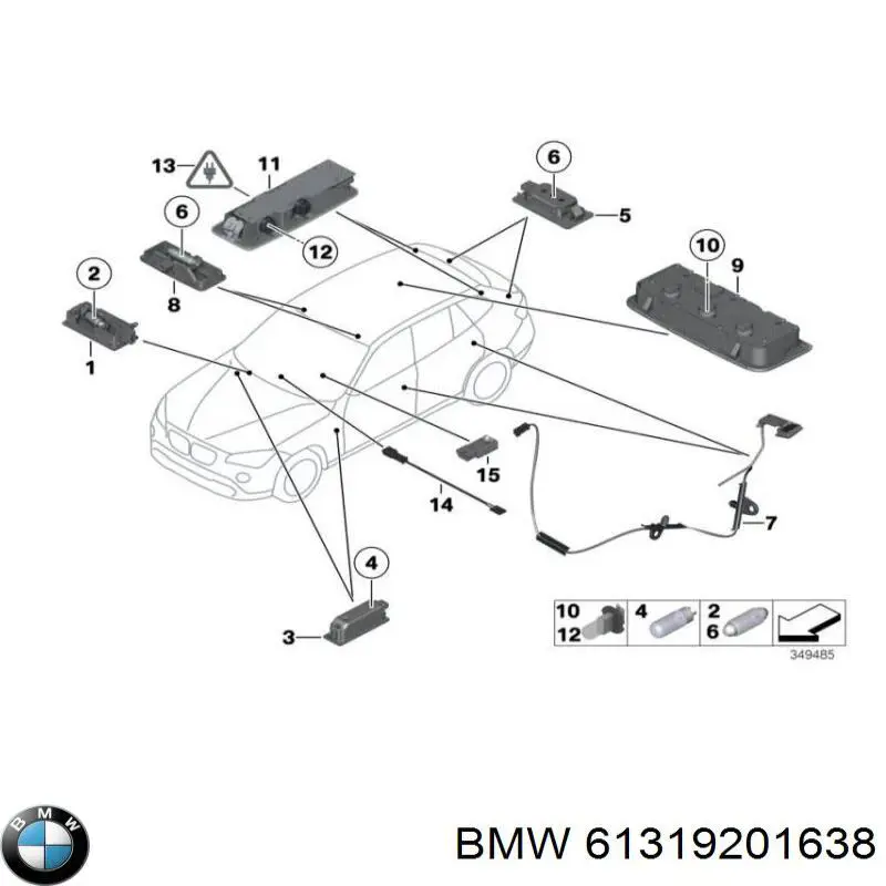 61319201638 BMW 