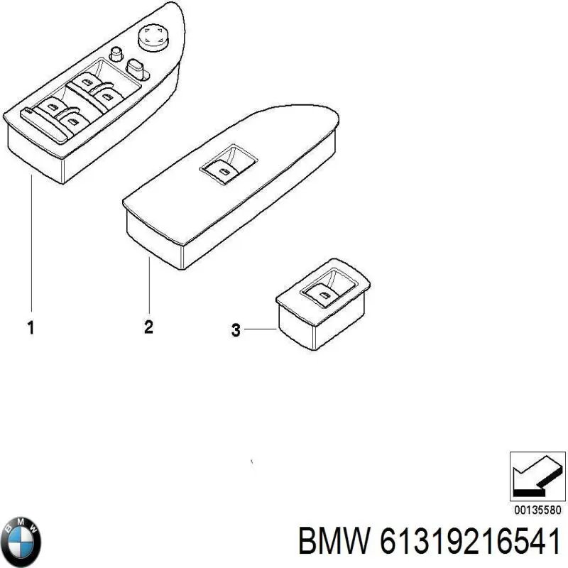  BMW 61319216541 ціна, від 135.17 USD
