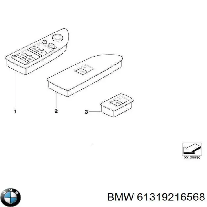  BMW 61319216568 ціна, від 226.10 USD