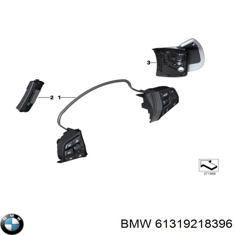 Блок кнопкових перемикачів кермового колеса BMW 61319229485 ціна, від 29.57 USD