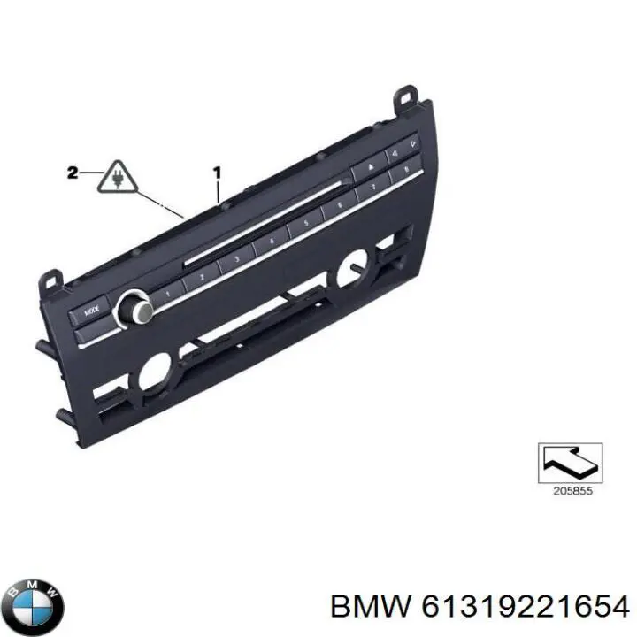 61319328413 BMW Механізм управління кондиціонером