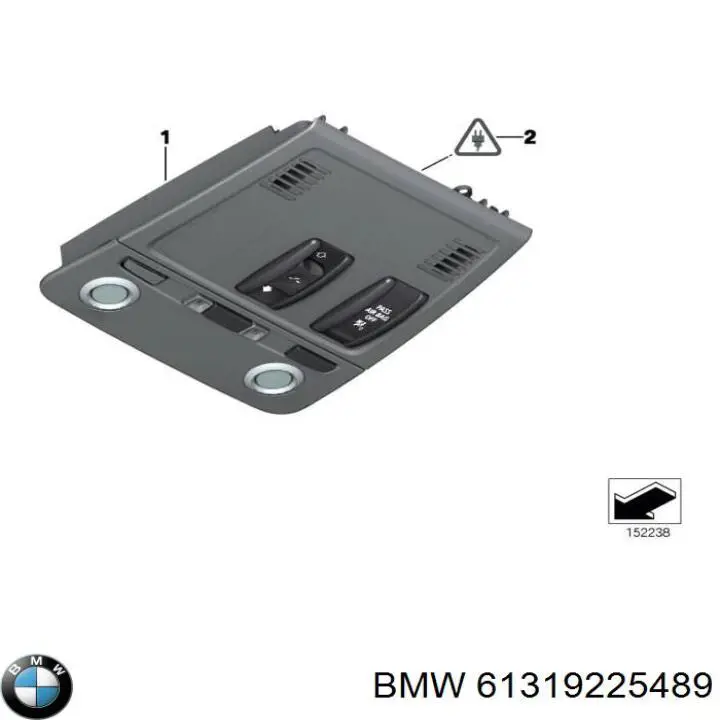  BMW 61319225489 ціна, від 63.34 USD