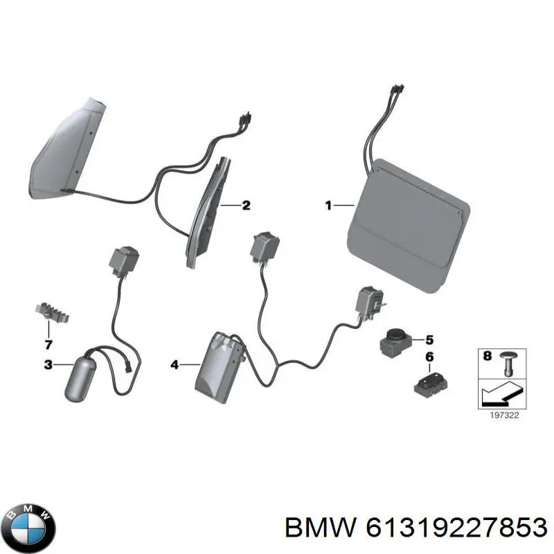  BMW 61319227853 ціна, від 27.93 USD