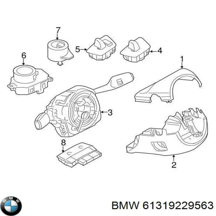 Кнопка запуску двигуна BMW 9263436 ціна, від 6.42 USD