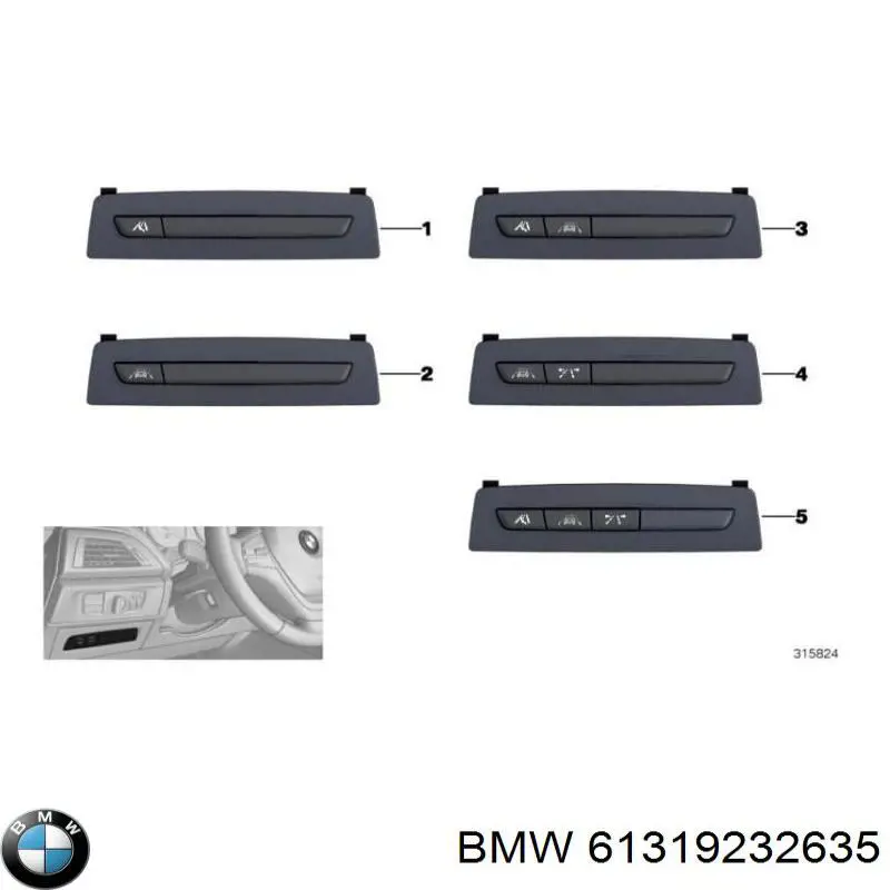  BMW 61319232635 ціна, від 58.41 USD