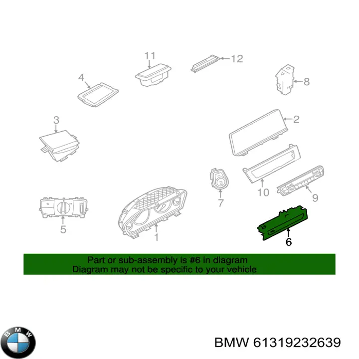  BMW 61319232639 ціна, від 179.47 USD