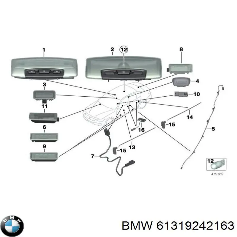 Купити 61319242163 BMW 