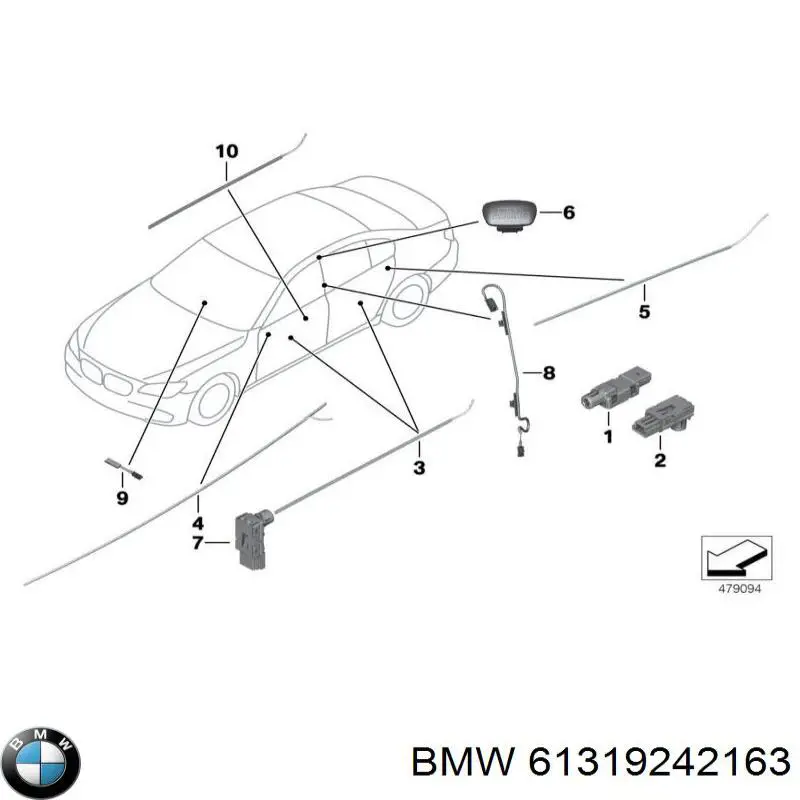 61319242163 BMW 