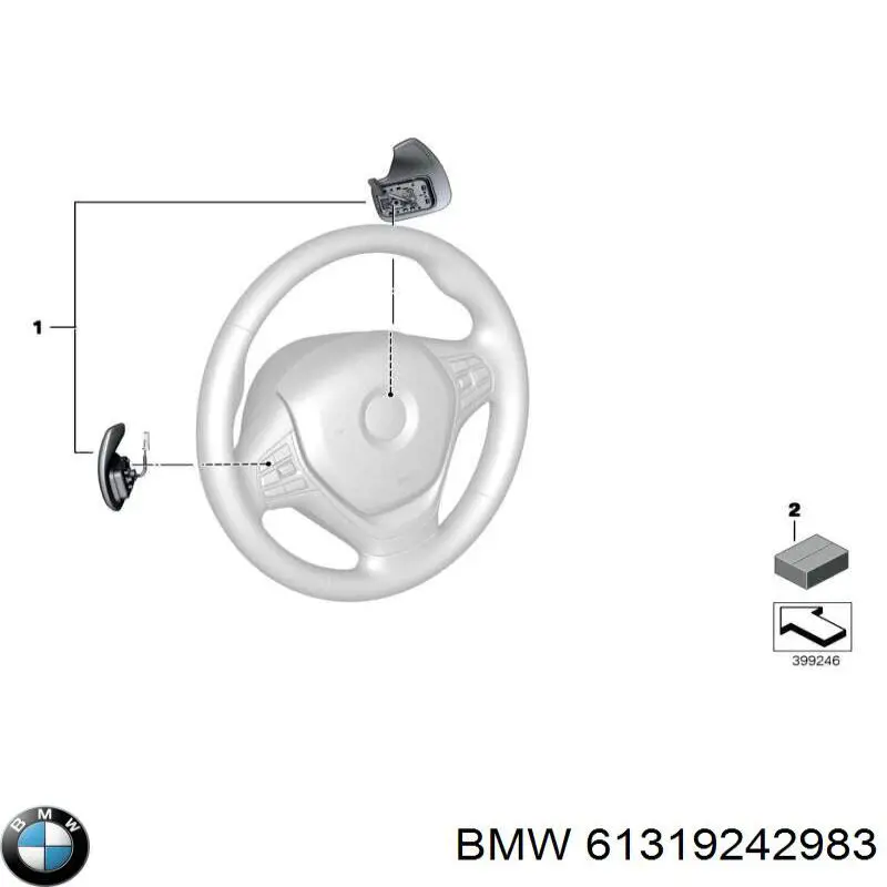 Механізм перемикання передач, під кермом BMW 61319242983 ціна, від 50.68 USD