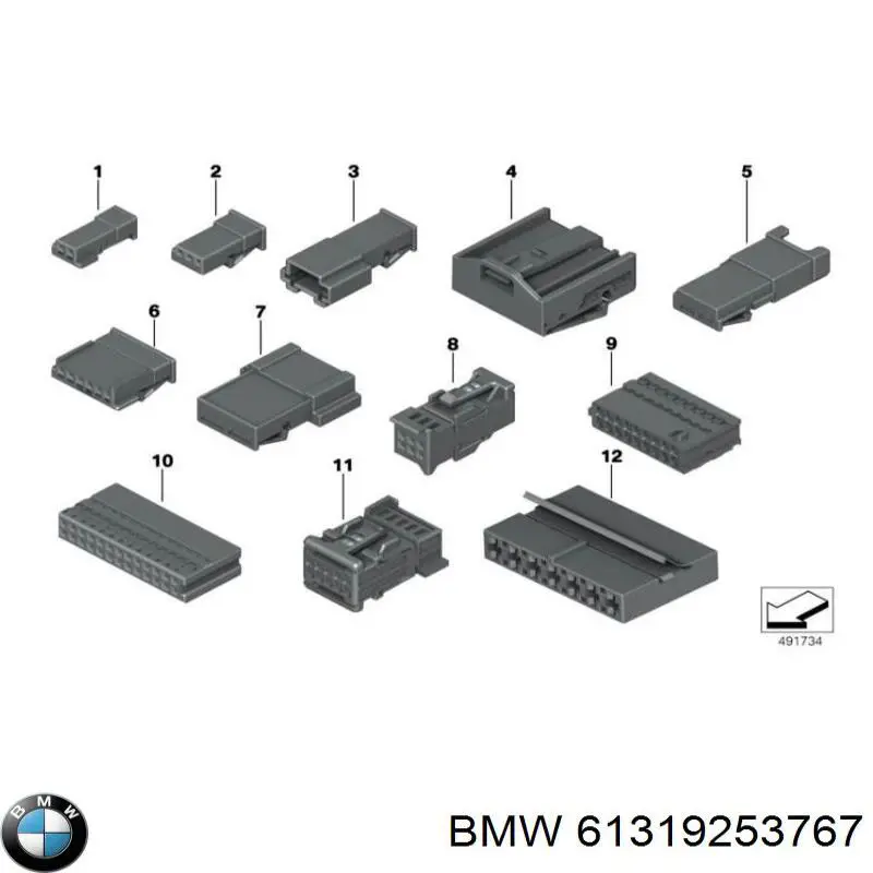 61319253767 BMW 