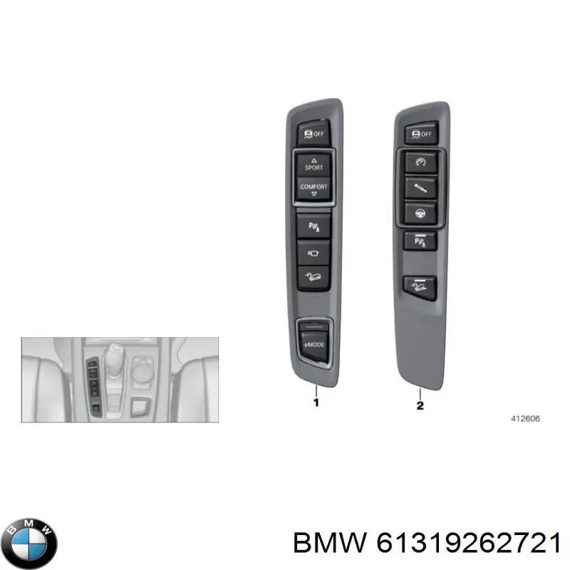 61319262721 BMW 