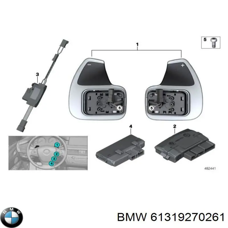  BMW 61319270261 ціна, від 126.69 USD