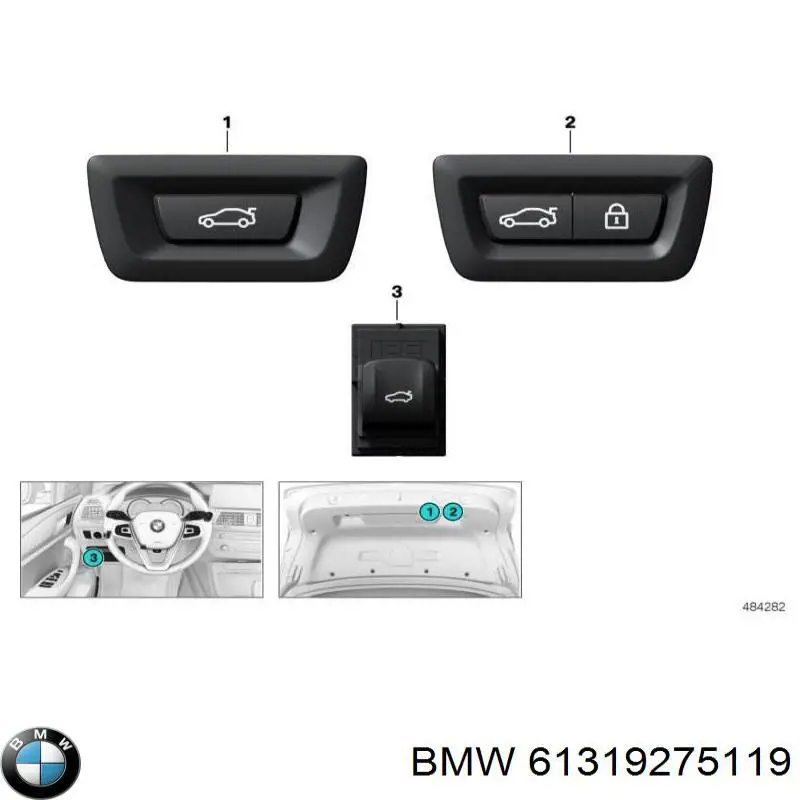 Купити 9162643 BMW Ручка третіх дверей, зовнішня
