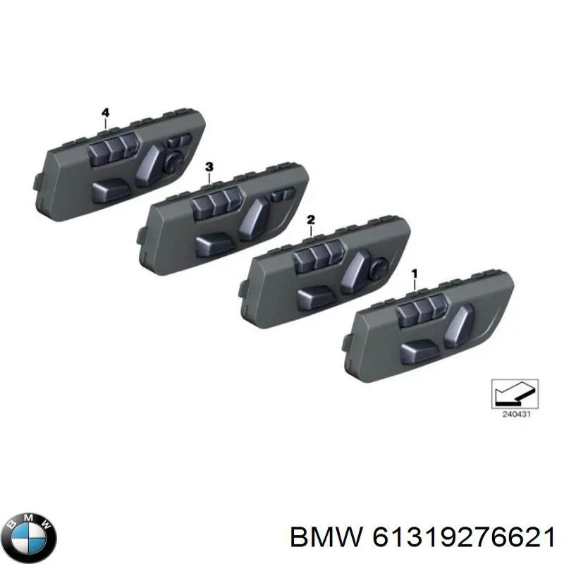  BMW 61319276621 ціна, від 44.34 USD
