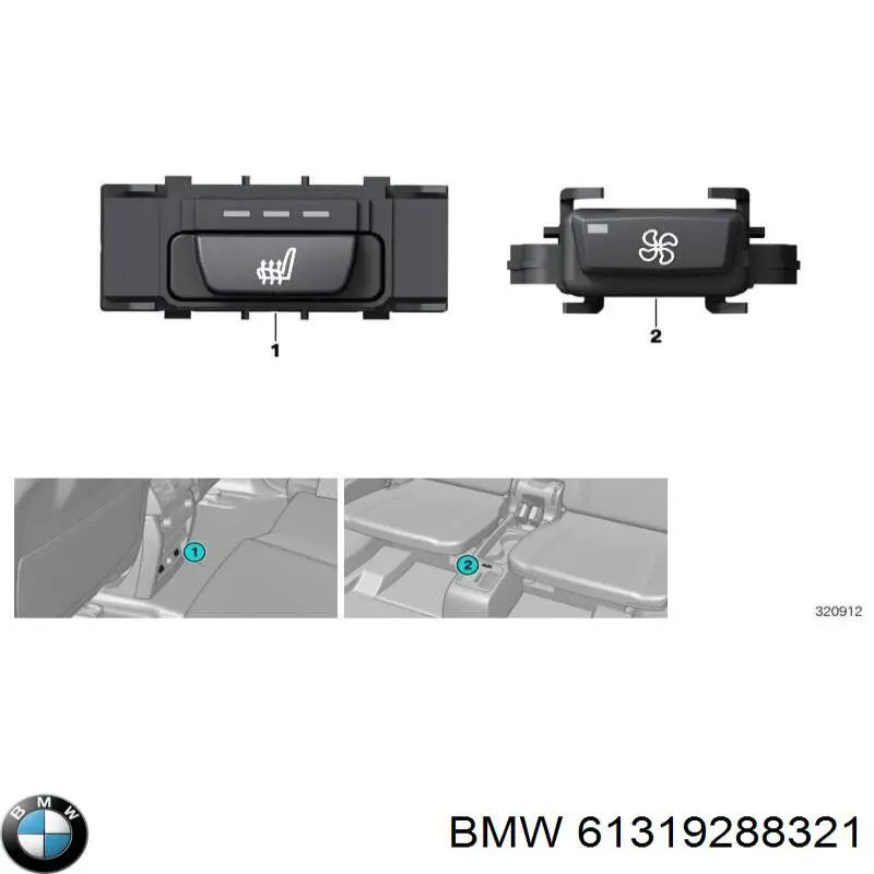 61319288321 BMW 