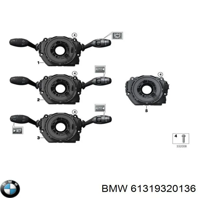 61319320136 BMW Шлейф Airbag