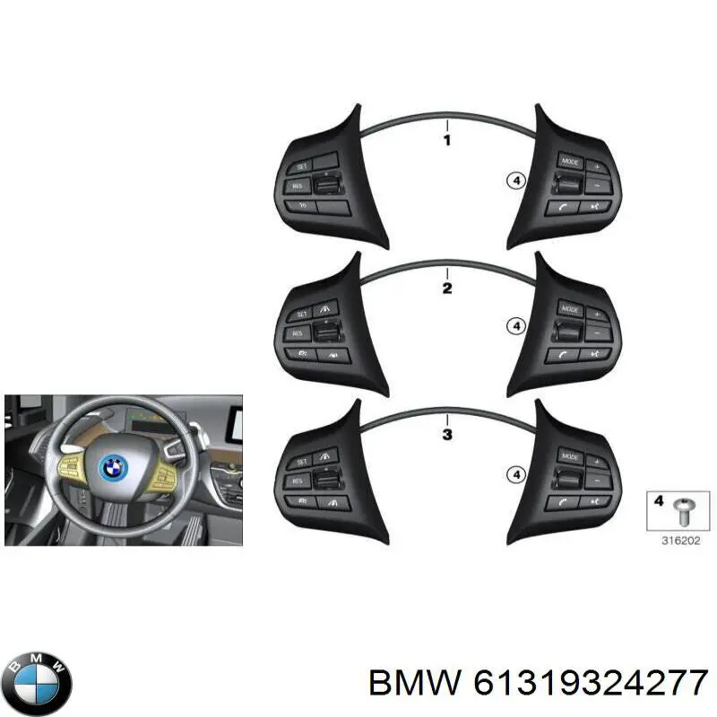 61319324277 BMW 