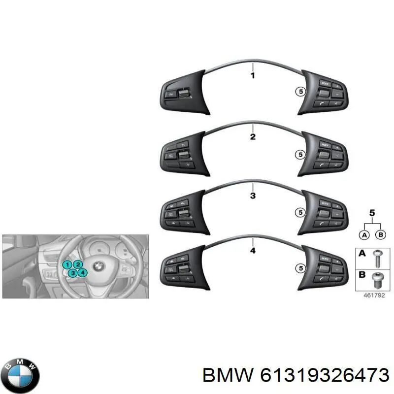  BMW 61319326473 ціна, від 386.30 USD