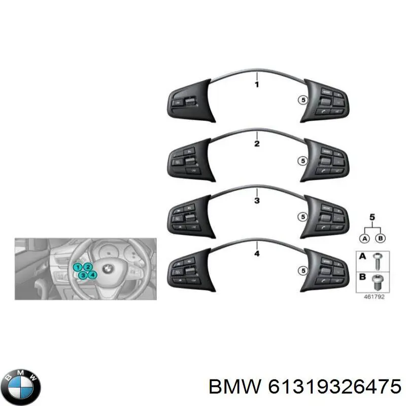  BMW 61319326475 ціна, від 385.91 USD
