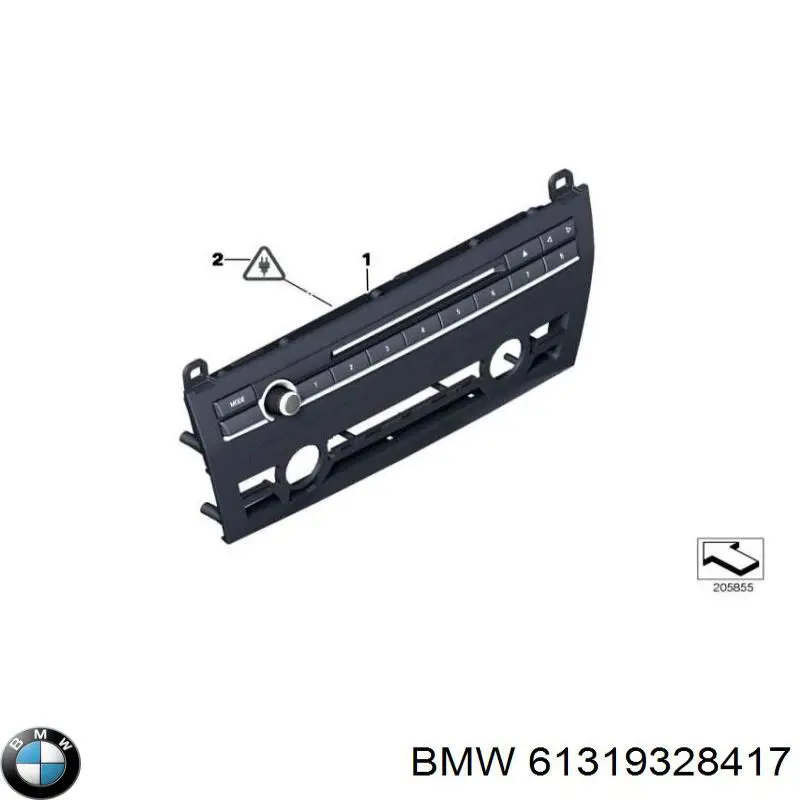 Регулятор вентилятора обігрівача BMW 61319328417 ціна, від 108.63 USD