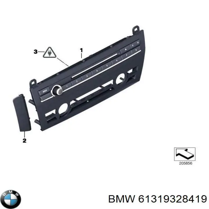 Купити 61319328419 BMW Блок управління пічкою