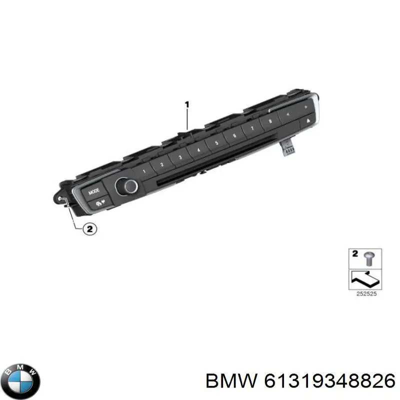 Купити 7006134 Autotechteile Магнітола