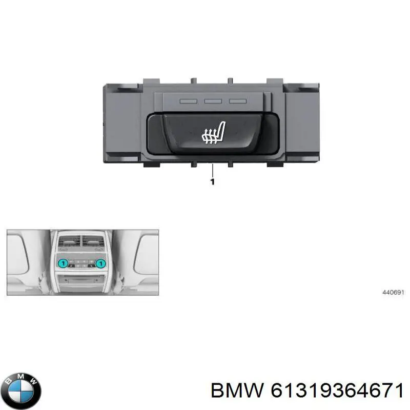 61319364671 BMW 