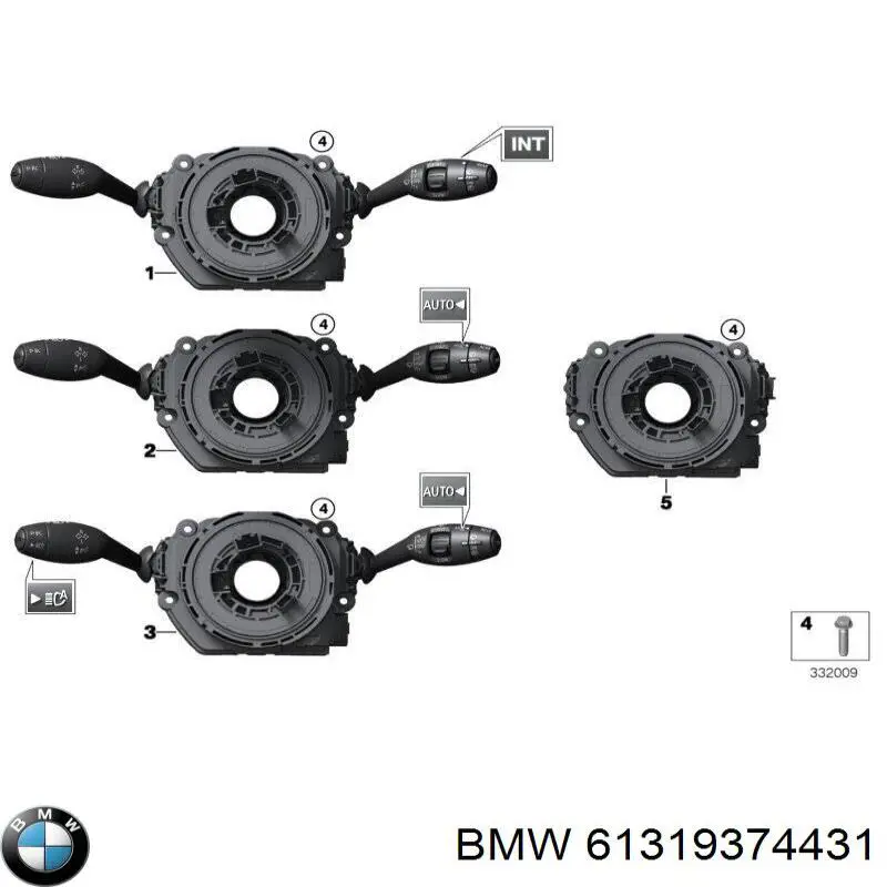 61319374431 BMW Перемикач підрульовий