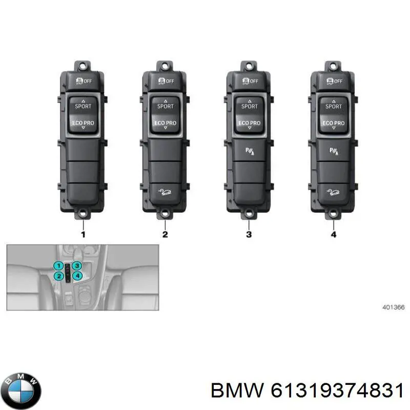 61319374831 BMW 