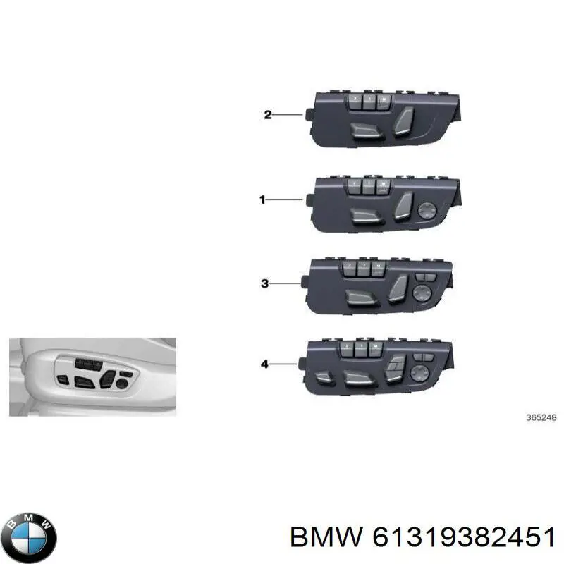 61319382451 BMW 